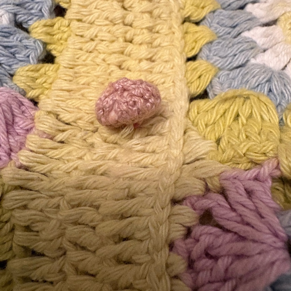 Alemais Patchwork Granny Squares Crochet Midi Dress - Picture 14 of 16